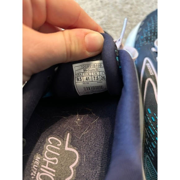 Brooks Glycerin 20 Blue‎ Running Shoes 1203691B499 Sneakers Women Size 9.5 - Picture 4 of 7